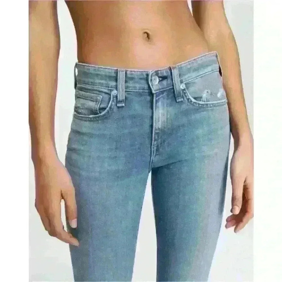 Rag & Bone Cate High Rise Ankle Skinny Jeans Palmer Denim Casual Women’s - Picture 3 of 9